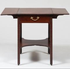 Thomas Chippendale English Georgian Chippendale Mahogany Double Sided Pembroke Table circa 1760 - 3385119