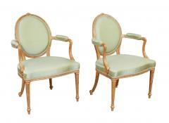 Thomas Chippendale Junior A Pair of Important Giltwood Armchairs c 1775 - 4591442