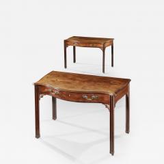 Thomas Chippendale Pair of Chippendale Period Mahogany Serpentine Side Tables - 1143363