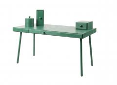 Thomas Dariel French Contemporary Colorful Ash Desk  - 4613314