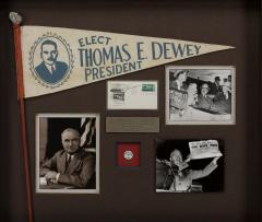 Thomas Dewey Harry Truman 1948 Presidential Election Campaign Collage - 3672858