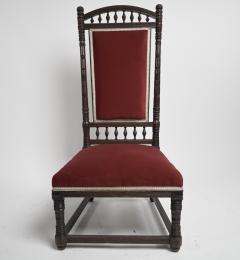 Thomas Edward Collcutt Thomas Edward Collcutt for Collinson Lock Aesthetic Movement high back chair  - 4186132