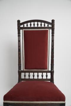 Thomas Edward Collcutt Thomas Edward Collcutt for Collinson Lock Aesthetic Movement high back chair  - 4186136