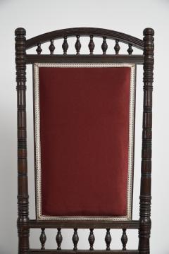 Thomas Edward Collcutt Thomas Edward Collcutt for Collinson Lock Aesthetic Movement high back chair  - 4186137