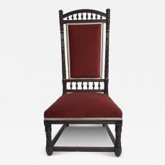 Thomas Edward Collcutt Thomas Edward Collcutt for Collinson Lock Aesthetic Movement high back chair  - 4232949
