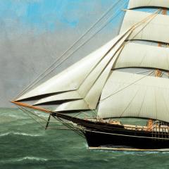 Thomas H Willis T Willis a mixed media ship s portrait of Eudora of New York 1900 - 2214249