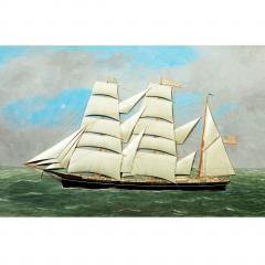 Thomas H Willis T Willis a mixed media ship s portrait of Eudora of New York 1900 - 2214253