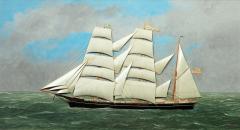 Thomas H Willis T Willis a mixed media ship s portrait of Eudora of New York 1900 - 2215443