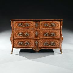 Thomas Hache Early 18th Century Regence Burr Maple Commode Attributed to Thomas Hache - 3935750