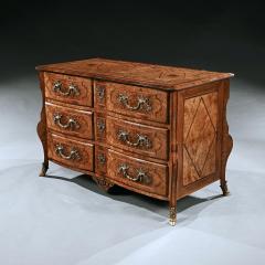 Thomas Hache Early 18th Century Regence Burr Maple Commode Attributed to Thomas Hache - 3935752