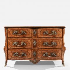 Thomas Hache Early 18th Century Regence Burr Maple Commode Attributed to Thomas Hache - 3940144