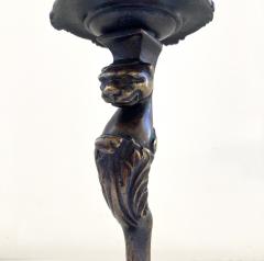 Thomas Hope A Rare Pair of Regency Patinated Bronze Candlesticks - 4738692