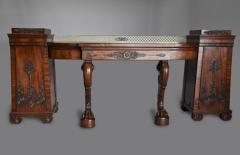 Thomas Hope A superb Regency mahogany pedestal sideboard with excellent patina - 4799884