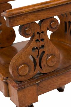 Thomas Hope English Regency Carved Wooden Child s Chair - 4170620