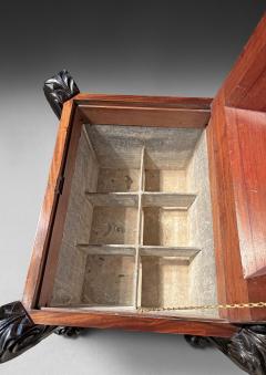 Thomas Hope Regency Carved Mahogany and Ebonised Cellarette after Thomas Hope - 4379891