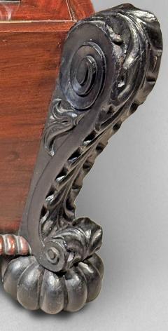 Thomas Hope Regency Carved Mahogany and Ebonised Cellarette after Thomas Hope - 4379894