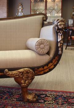 Thomas Hope Regency gilt and simulated rosewood settee in the manner of Thomas HOpe - 2037595