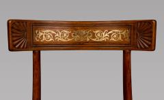 Thomas Hope Set of Four Regency Faux Rosewood Klismos Chairs after a Design by Thomas Hope - 970880