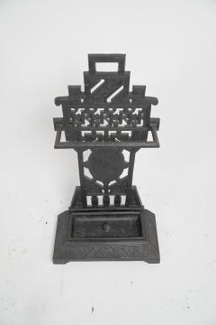 Thomas Jeckyll Henry Jeckyll attributed Robbins Co an Anglo Japanese Cast Iron Stick Stand - 4192265