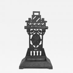 Thomas Jeckyll Henry Jeckyll attributed Robbins Co an Anglo Japanese Cast Iron Stick Stand - 4204118