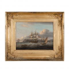 Thomas Luny HMS Bellerophon leaving Torbay with defeated Emperor Napoleon aboard - 1486087