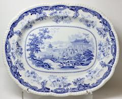 Thomas Minton Staffordshire Transferware Federal Platter by Thomas Minton 1825 England - 2229208