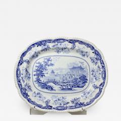 Thomas Minton Staffordshire Transferware Federal Platter by Thomas Minton 1825 England - 2230734