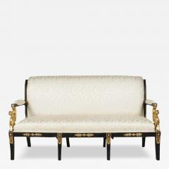 Thomas Morgan Egyptian Revival Giltwood Canap Sofa Settee - 4383641