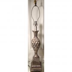 Thomas Morgan Regency Style White Gold Pineapple Lamp - 1734655