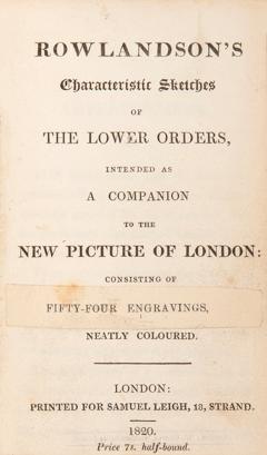 Thomas Rowlandson Characteristic sketches of the lower orders by Thomas ROWLANDSON - 3351751