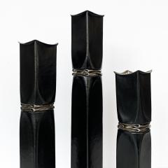 Thomas Roy Markusen Set 3 Thomas Roy Markusen Brutalist Candle Holders Vases - 1172659