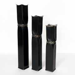 Thomas Roy Markusen Set 3 Thomas Roy Markusen Brutalist Candle Holders Vases - 1172667