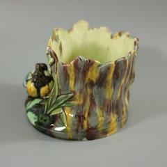 Thomas Sergent Majolica Great Tit Flower Pot - 2604259