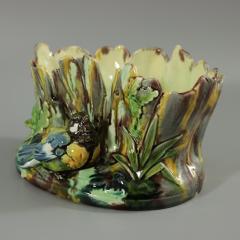 Thomas Sergent Majolica Great Tit Flower Pot - 2604260