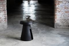 Thomas Serruys ATELIER THOMAS SERRUYS DATA STOOL IN EBONIZED OREGON PINE - 1672590