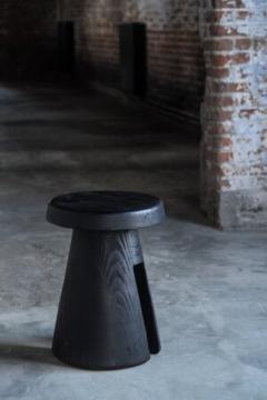 Thomas Serruys ATELIER THOMAS SERRUYS DATA STOOL IN EBONIZED OREGON PINE - 1672621