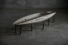 Thomas Serruys Thomas Serruys Steel and Stone Brutalist Coffee Table Belgium 2019 - 4462884
