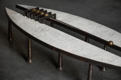 Thomas Serruys Thomas Serruys Steel and Stone Brutalist Coffee Table Belgium 2019 - 4462885