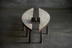 Thomas Serruys Thomas Serruys Steel and Stone Brutalist Coffee Table Belgium 2019 - 4462889