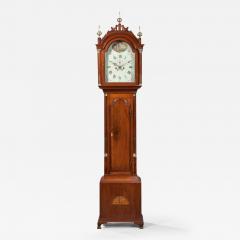 Thomas Seymour Hepplewhite Inlaid Tall Clock with Seymour Attributed Case Boston Circa 1790 - 156124