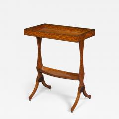 Thomas Sheraton 18th Century George 111 Period Satinwood Sidetable Tricoteuse - 1188014