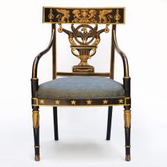 Thomas Sheraton An Early American Regency Chair After Sheraton - 650632