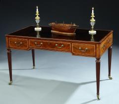 Thomas Sheraton The Shrubland Park Georgian Period Mahogany Free Standing Writing Library Table - 1205629