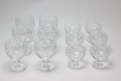 Thomas Webb Thomas Webb CorbettCrystal Wine and Water Glassware Set Signed - 1811489