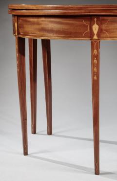 Thomas and Stephen Goddard A VERY RARE SIX LEG FEDERAL CARD TABLE - 4766229