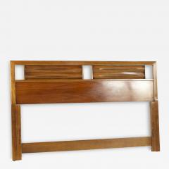 Thomasville Mid Century Walnut Queen Headboard - 3690226