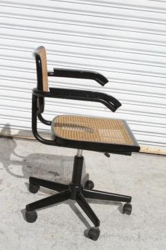 Thonet Style Cane Swivel Office Armchair - 3715978