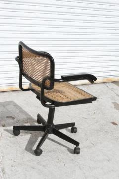 Thonet Style Cane Swivel Office Armchair - 3715981