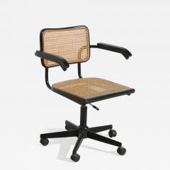 Thonet Style Cane Swivel Office Armchair - 3719323