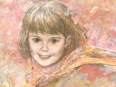 Thornton Utz Girl with Scarf  - 3719672